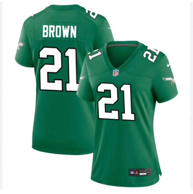 Men Philadelphia Eagles #21 Sydney Brown game Green 2024 Nike NFL jersey->indianapolis colts->NFL Jersey